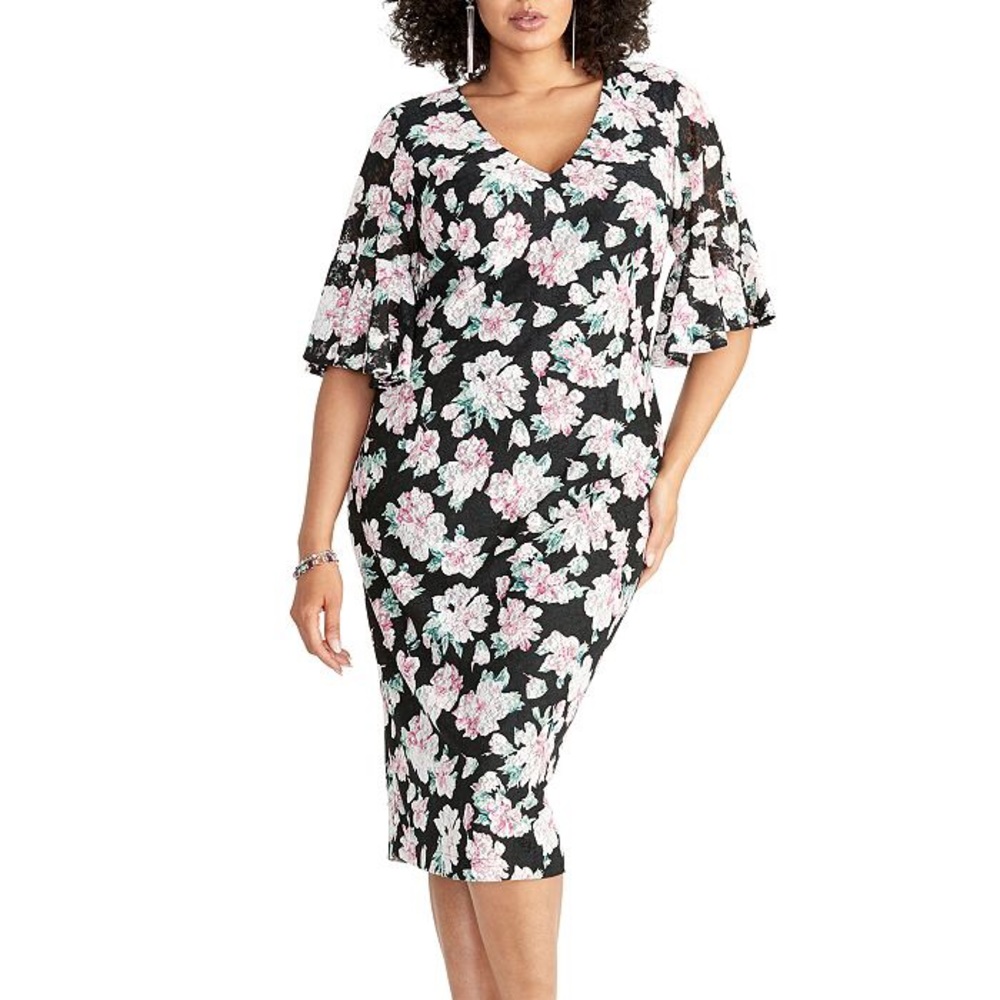 Rachel Roy Women's Delilah Floral Lace Dress